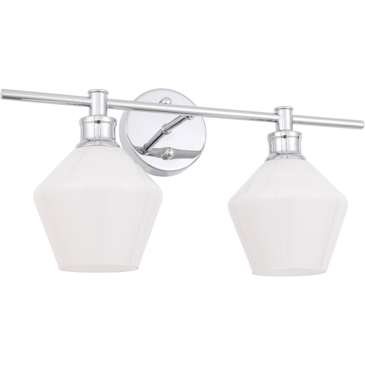 Gene 2 Light 19 inch Chrome Wall sconce Wall Light