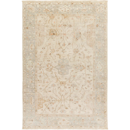 Quinella 108 X 72 inch Light Gray Rug, Rectangle