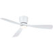 Klinch 52 52 inch Matte White Fan-Uni