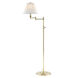 Signature No.1 57 inch 75.00 watt Aged Brass Floor Lamp Portable Light