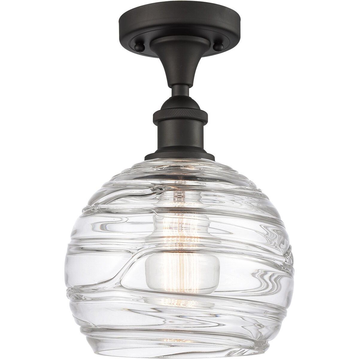 Swirl flush ceiling light deals