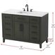 Virginia 48 X 35 inch Mocha Brown Bathroom Vanity Cabinet