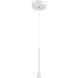 Piccolo LED 5 inch Matte White Mini Pendant Ceiling Light