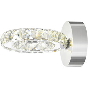 Ring LED 7 inch Chrome Wall Light