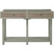 Sawyer 48 X 12 inch Evergreen Fog with Natural Console Table