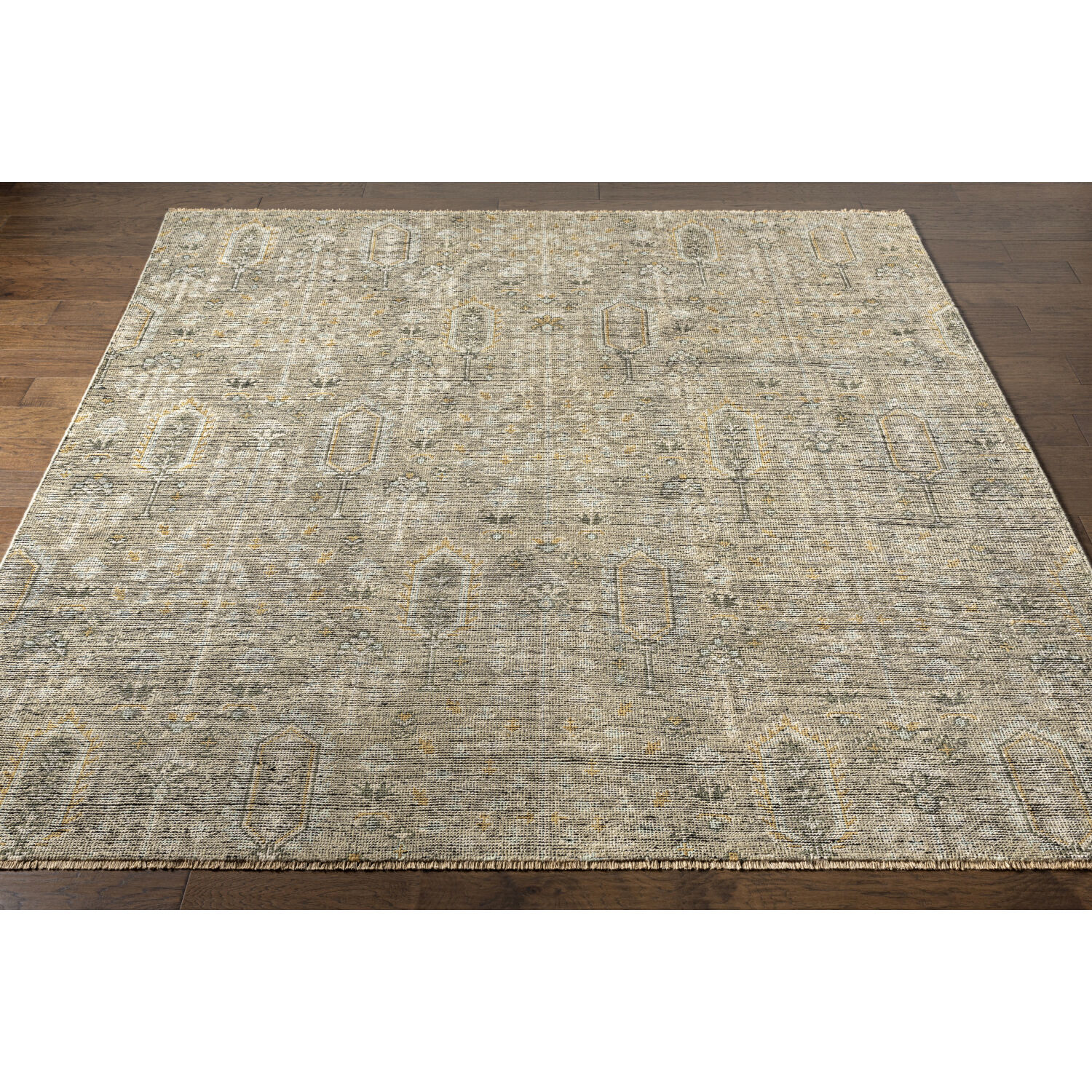 Reign 108 X 72 inch Sage Rug in 6 X 9, Rectangle