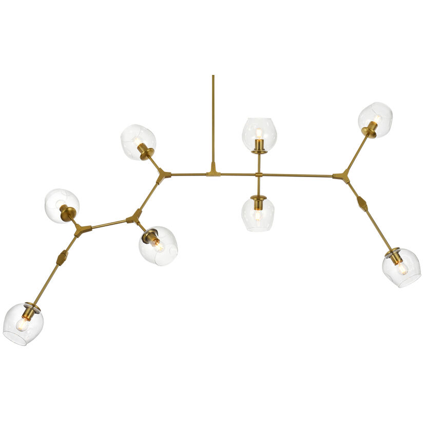 Cavoli 8 Light 32 inch Brass Chandelier Ceiling Light