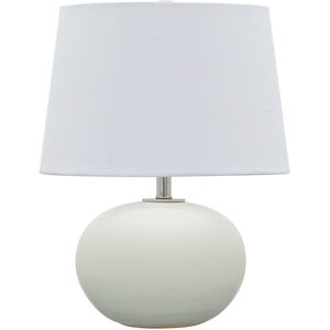 Scatchard 17 inch 100 watt Celadon Table Lamp Portable Light