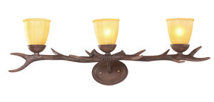 IL Series 35 inch Brown Wall Sconce Wall Light
