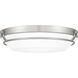 Dunbar 16 inch Brushed Nickel Flush Mount Ceiling Light