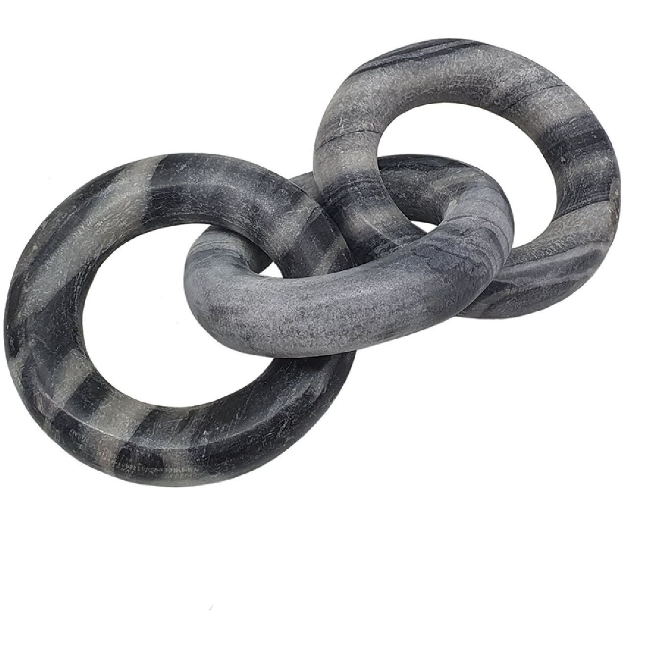 Anita Black Marble Chain