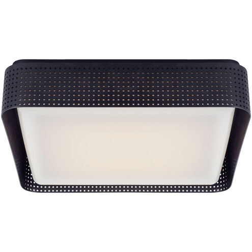 Kelly Wearstler Precision LED 16 inch Bronze Square Flush Mount Ceiling Light