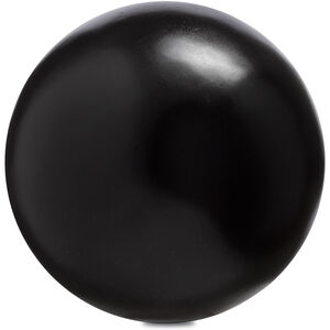 Black Black Concrete Ball Decorative Accent, Large