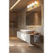 Henri 4 Light 32 inch Brushed Nickel Bathroom Vanity Wall Light