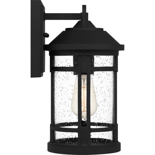 Quincy 1 Light 13 inch Earth Black Outdoor Wall Lantern, Medium