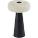 Ozzie 11.25 inch 1.50 watt Black LED Cordless Table Lamp Portable Light