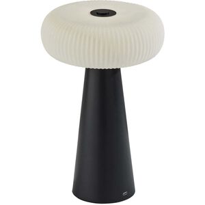 Ozzie 11.25 inch 1.50 watt Black LED Cordless Table Lamp Portable Light