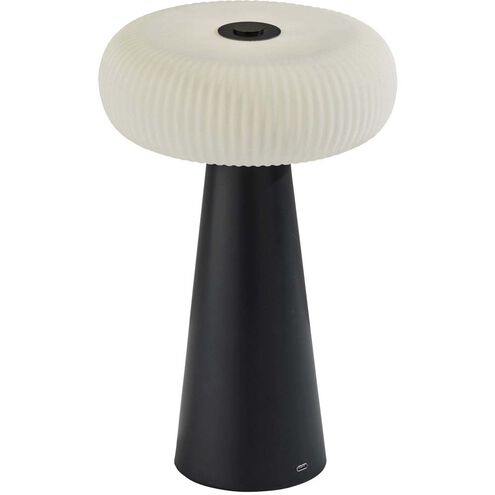 Ozzie 11.25 inch 1.50 watt Black LED Cordless Table Lamp Portable Light