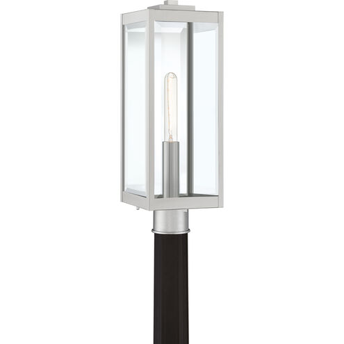 Westover 1 Light 21 inch Stainless Steel Outdoor Post Lantern