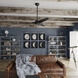 Mosley 52 inch Matte Black Outdoor Ceiling Fan