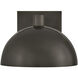 Vargas 14 inch 5.00 watt Black Oxide with Gold Leaf Task Sconce Wall Light