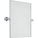 Pivot Mirrors 24 X 24 inch Chrome Mirror, Rectangle Beveled