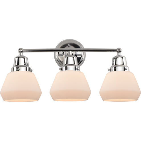 Aditi Fulton 3 Light 22.75 inch Polished Chrome Bath Vanity Light Wall Light, Aditi