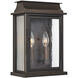 Bolton 2 Light 14 inch Oiled Bronze Outdoor Wall Lantern