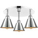 Ballston 3 Light 18.25 inch Polished Chrome Flush Mount Ceiling Light