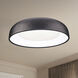 Beacon LED 24 inch Black Flush Mount Ceiling Light