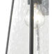 Meditterano 1 Light 12 inch Matte Black Outdoor Wall Sconce