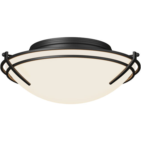 Presidio Tryne 2 Light 15.7 inch Black Flush Mount Ceiling Light