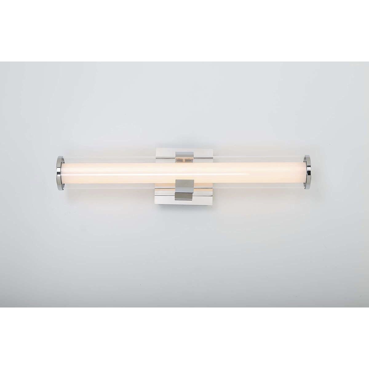 Nozza LED 13 inch Chrome Wall Sconce Wall Light, Small