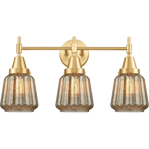 Caden 3 Light 24 inch Satin Gold Bath Vanity Light Wall Light