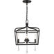 Laurel Estate 4 Light 14 inch Coal Semi Flush Ceiling Light