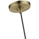 Avondale 1 Light 9 inch Antique Brass Mini Pendant Ceiling Light