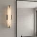 Seraphine Vanity Light Wall Light in Matte Black