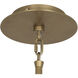 Rico Espinet Bumper 1 Light 18.38 inch Warm Brass Pendant Ceiling Light