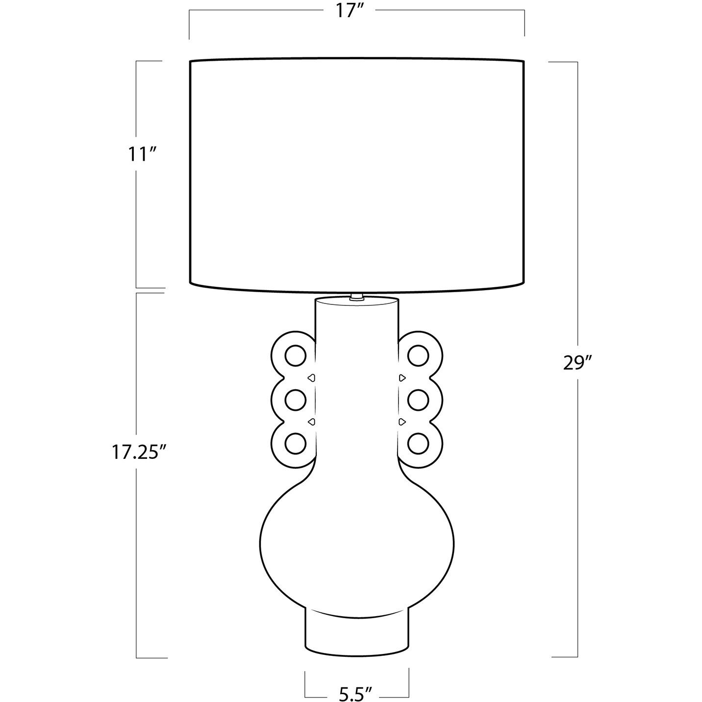 Chandra 29 inch 150.00 watt Brown Table Lamp Portable Light