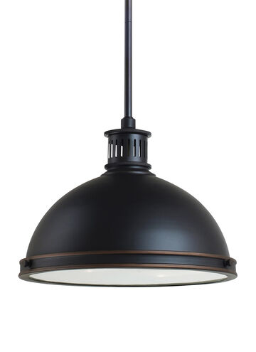 Pratt Street Metal 2 Light 13 inch Autumn Bronze Pendant Ceiling Light