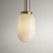 Alisse 1 Light 7.5 inch Brushed Gold Pendant Ceiling Light