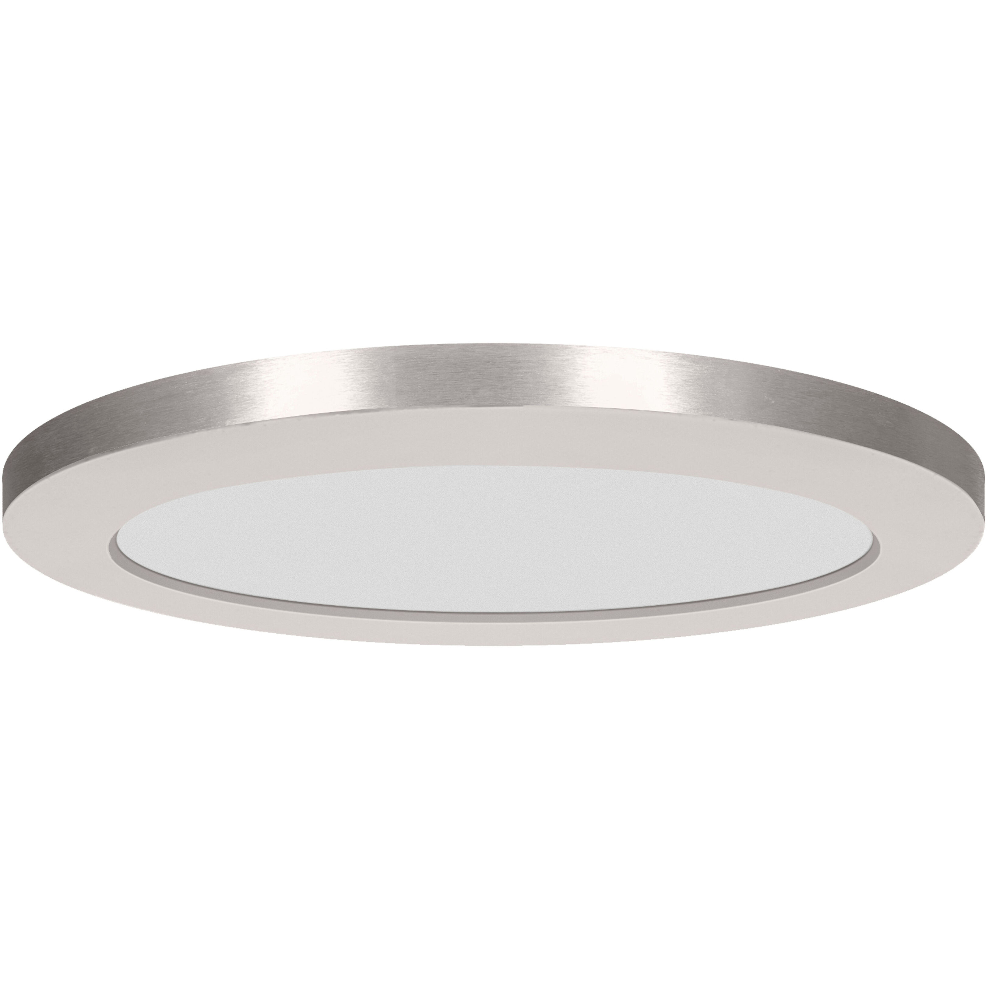 ModPLUS LED 7 inch Brushed Steel Flush Mount Ceiling Light