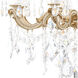 La Scala 8 Light 25 inch Parchment Gold Chandelier Ceiling Light in Heritage, Parchment Gold Cast