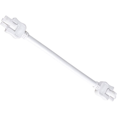 Hide-a-Lite III 6 inch White Undercabinet Linking Cable in 6"
