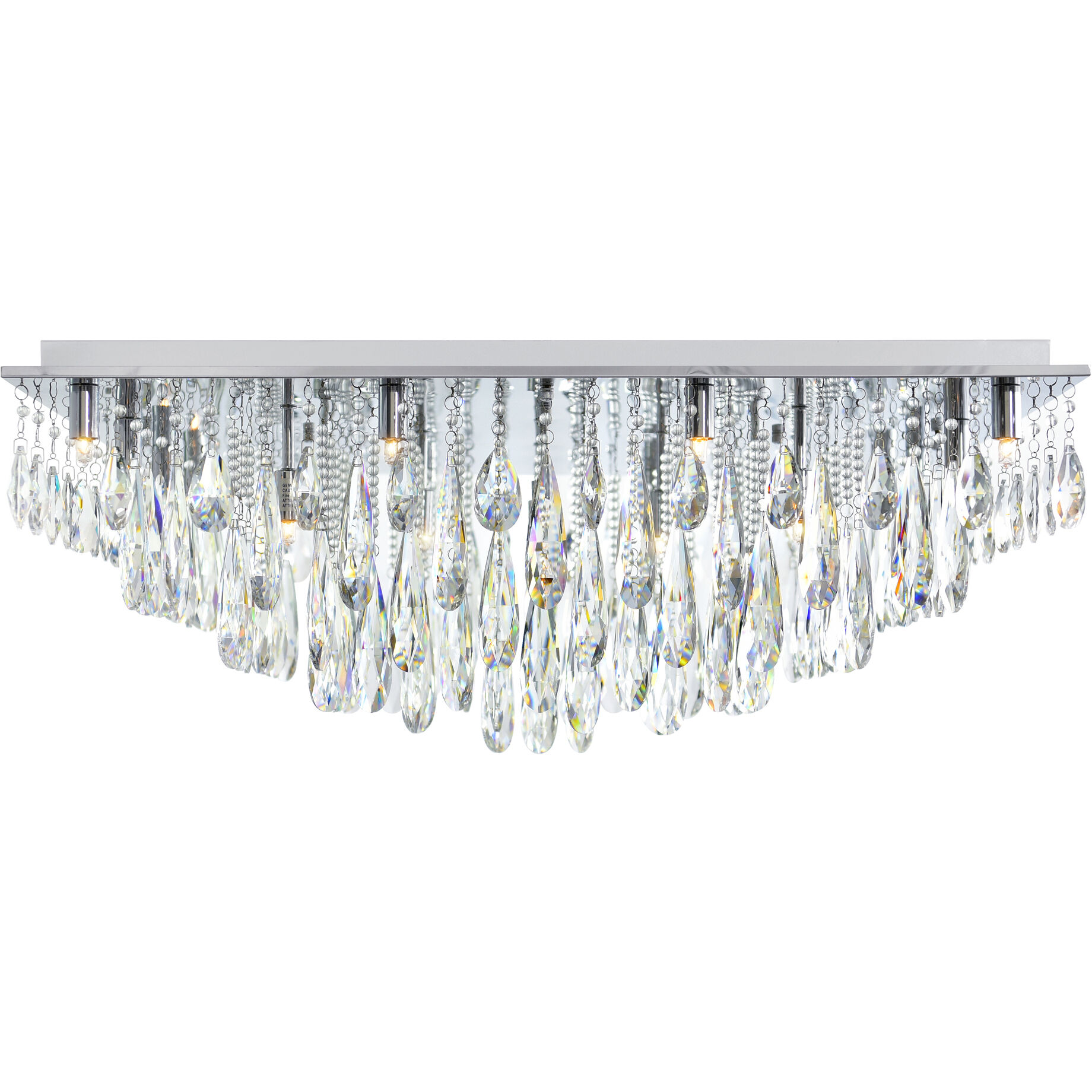 Bianca 20 Light 32 inch Chrome Flush Mount Ceiling Light