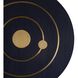 Asteria 17.5 inch Night Sky and Antique Brass Accent Table