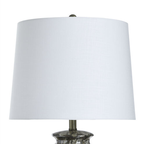 Reactive Glaze 31 inch 150.00 watt Speckled Brown Table Lamp Portable Light