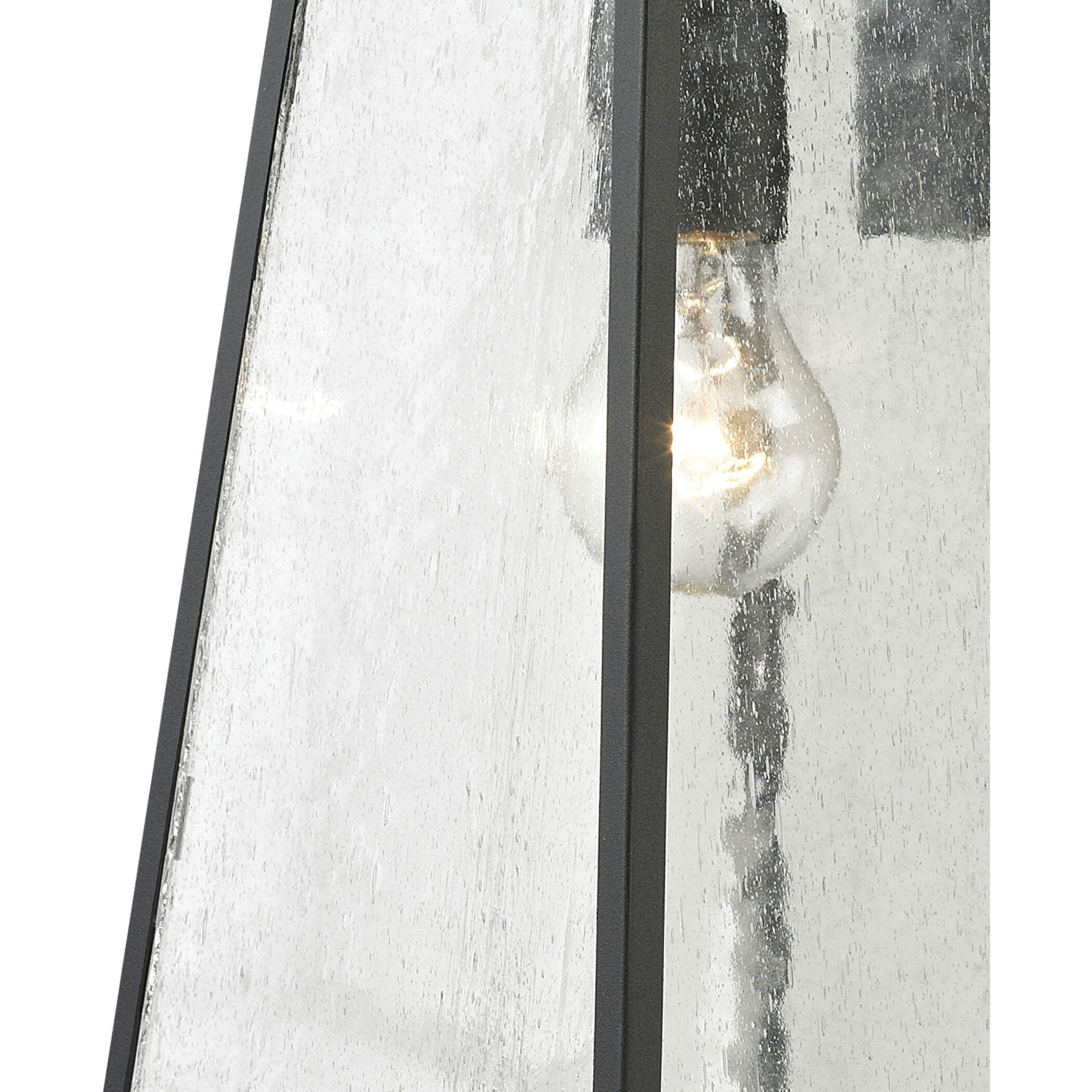 Meditterano 1 Light 16 inch Matte Black Outdoor Wall Sconce