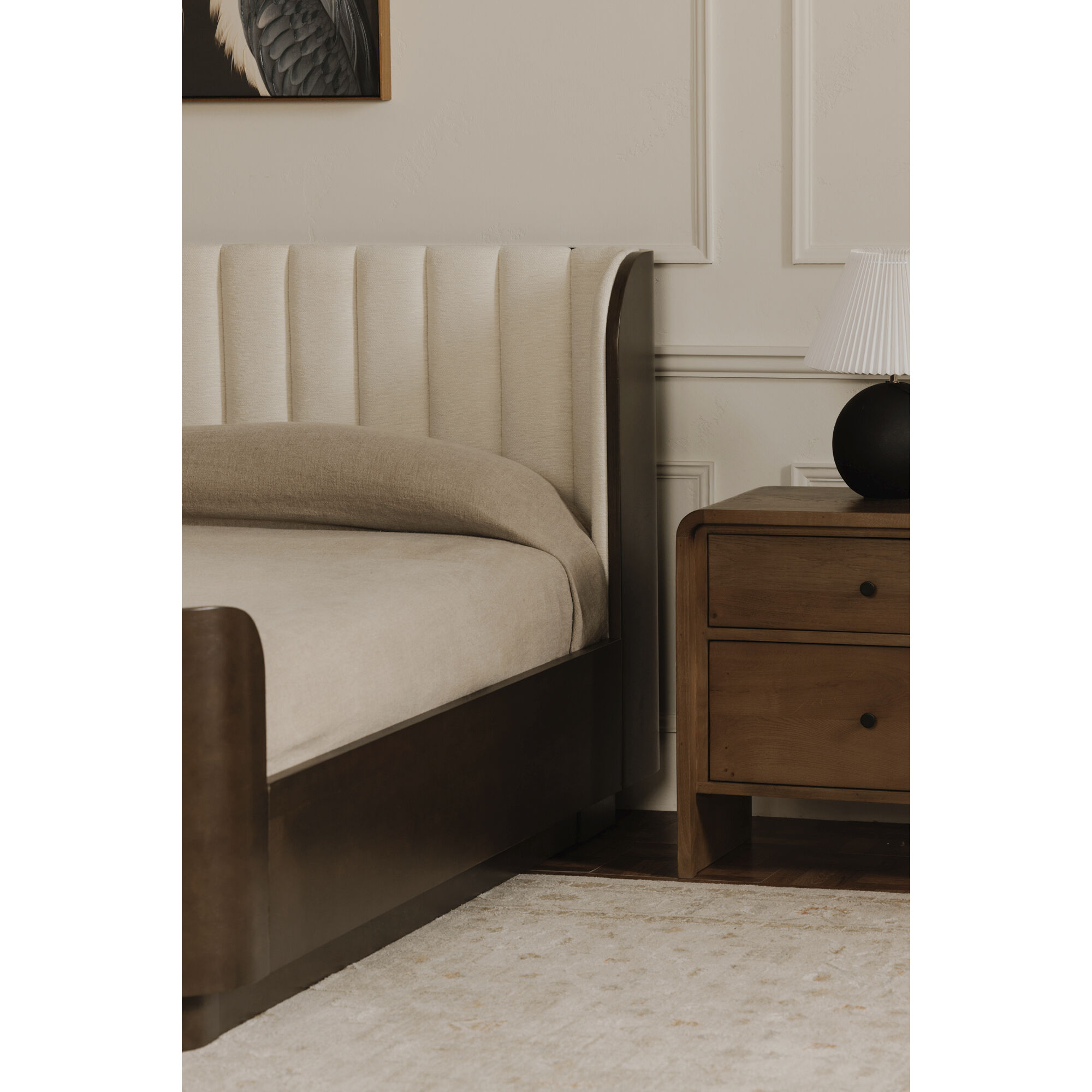 Scarlette White Bed, King