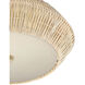 Antibes 2 Light 18.25 inch Snow White Flush Mount Ceiling Light